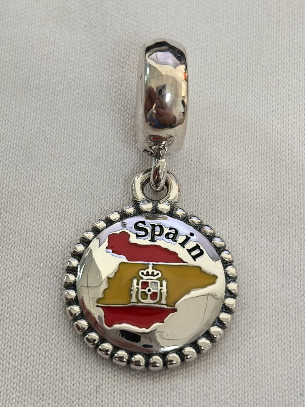 Pandora Spain Exclusive Dangle Charm Pendant, S925 Silver Jewelry